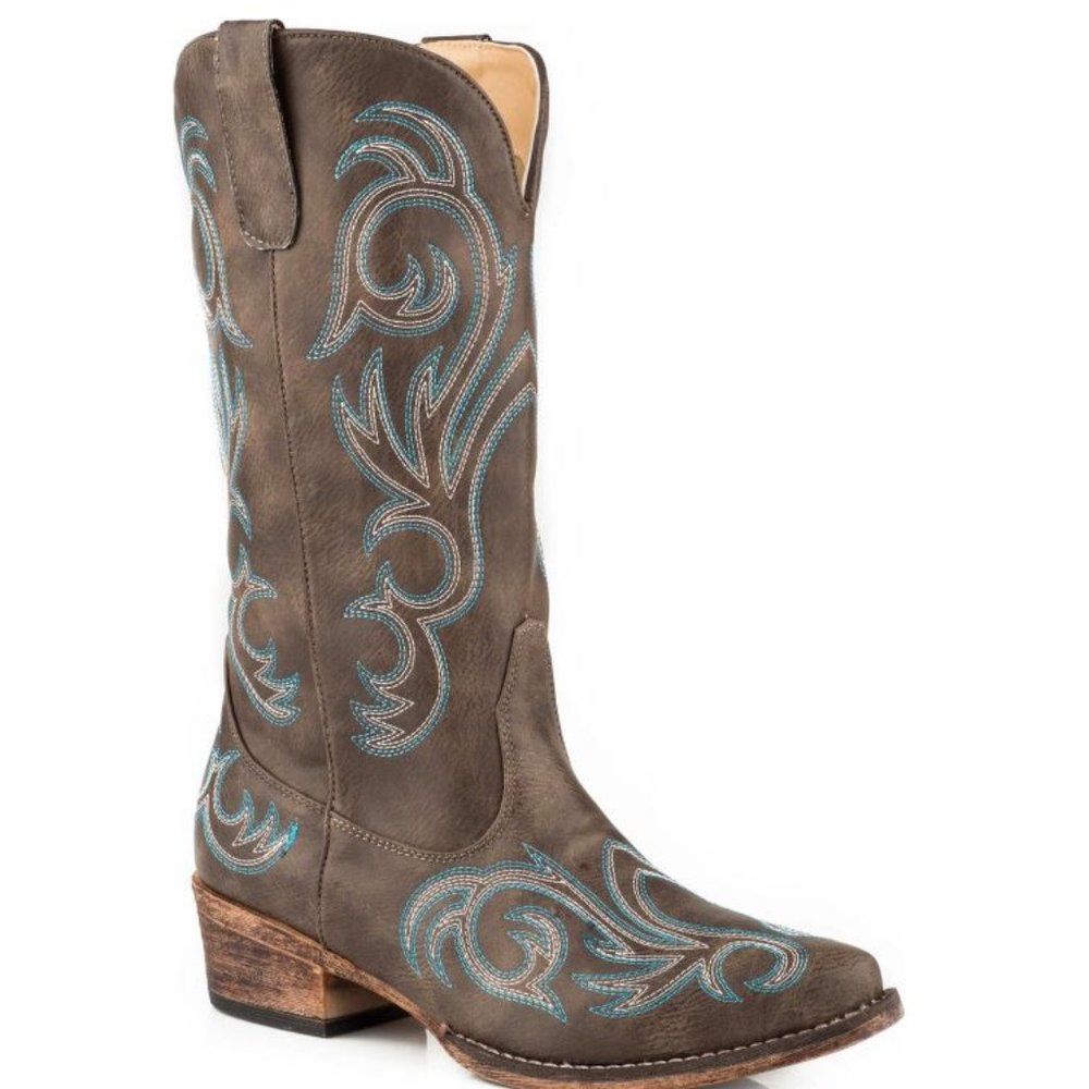 ROPER NWT RILEY VINTAGE VEGAN WESTERN BOOTS!